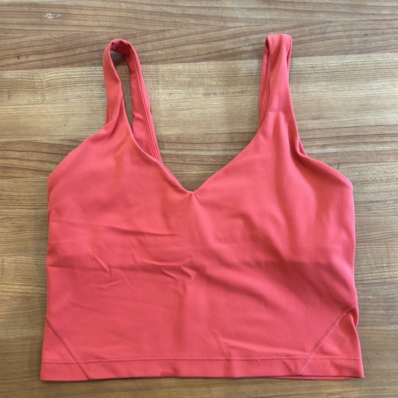 lululemon athletica coral Sports Bra Seamless Racerback - Picture 2 of 5